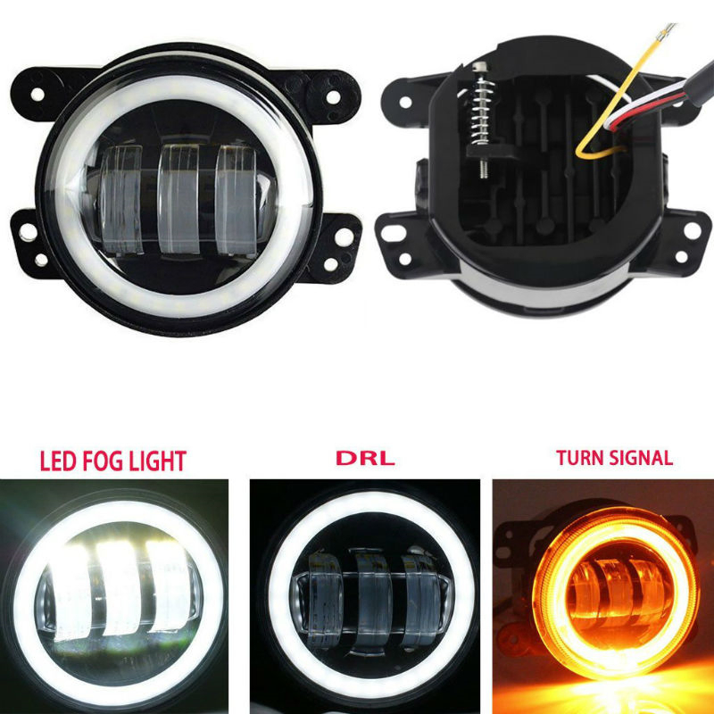 Противотуманные фары Wrangler JK 4" LED Amber