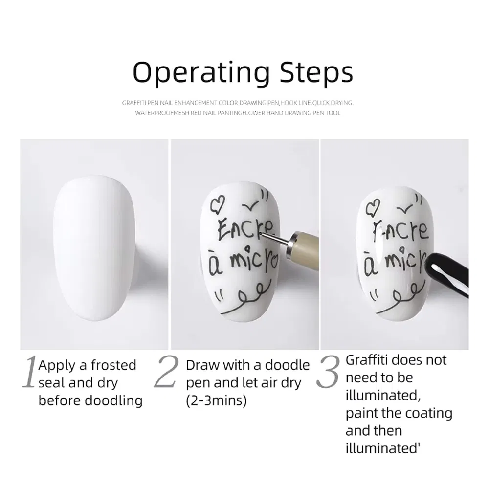 Waterproof Sakura Draw Fine Line Micron Sketching Marker Needle Nail Art Pen for Artist Designer Architect