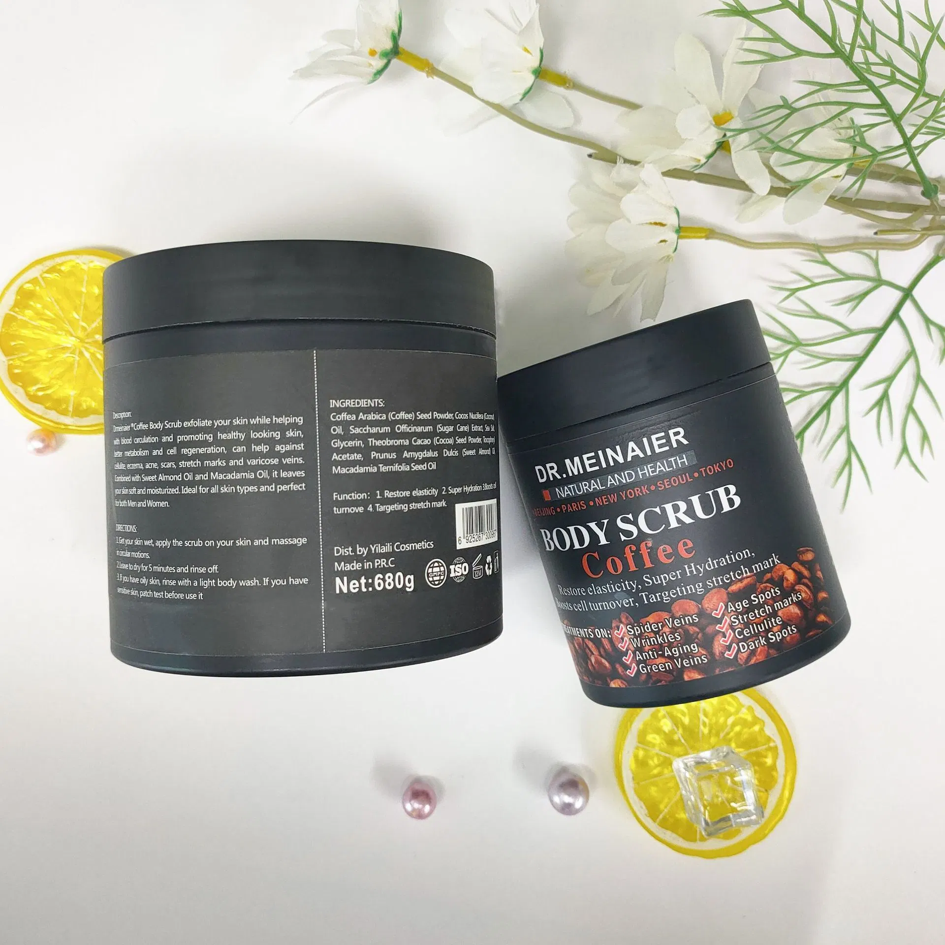 Private Label Vegan Exfoliating Bath Crystals Dried Flower Bath Salt for Relaxing