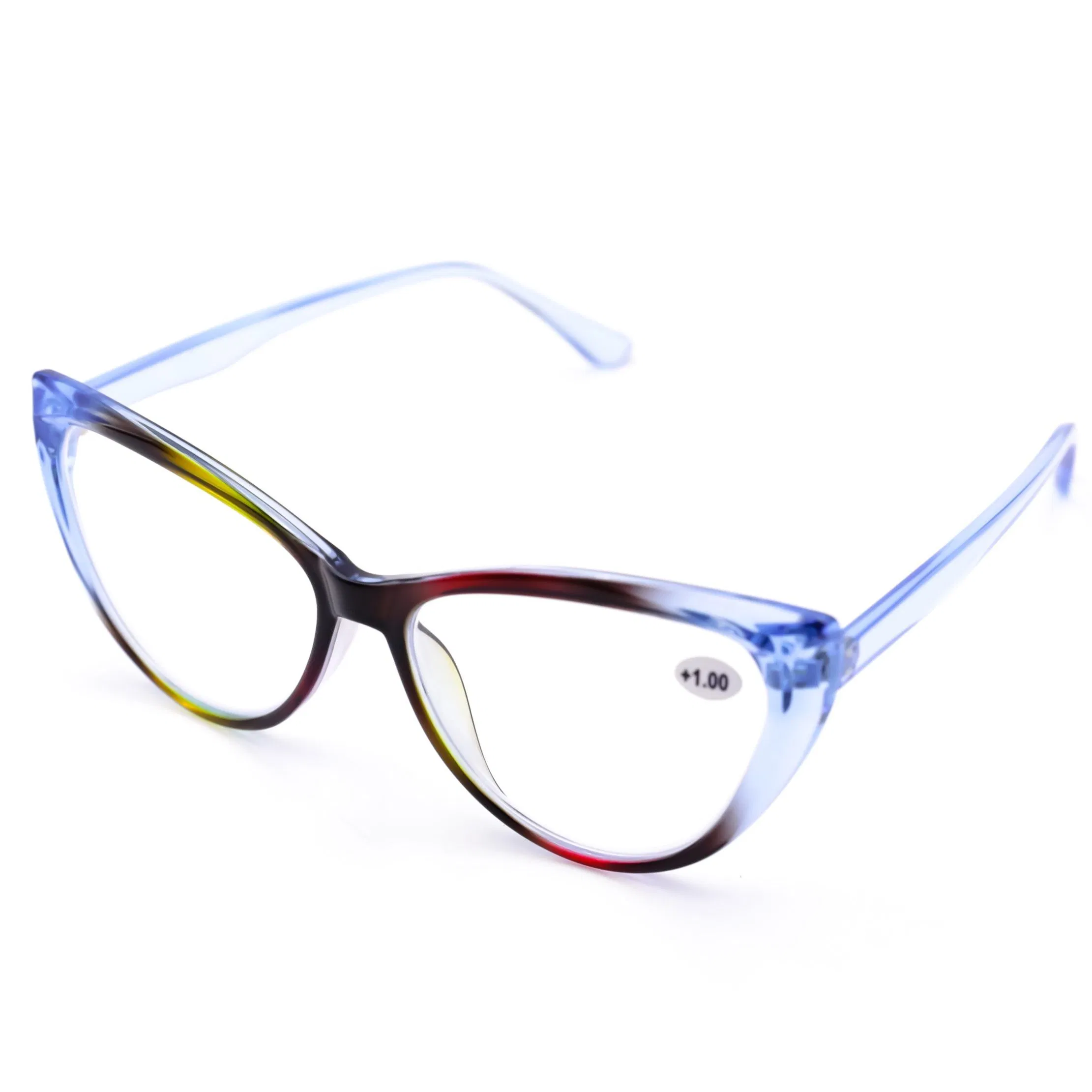 Cat Eye Gradient Color Fashion Reading Glasses Eyewear with Metal Hinge