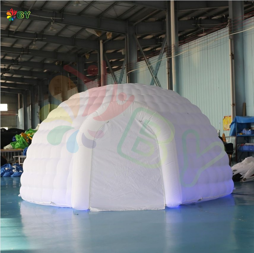 Multi Color Inflatable-Nightclub White, Inflatable-Nightclub Igloo Tent for Party