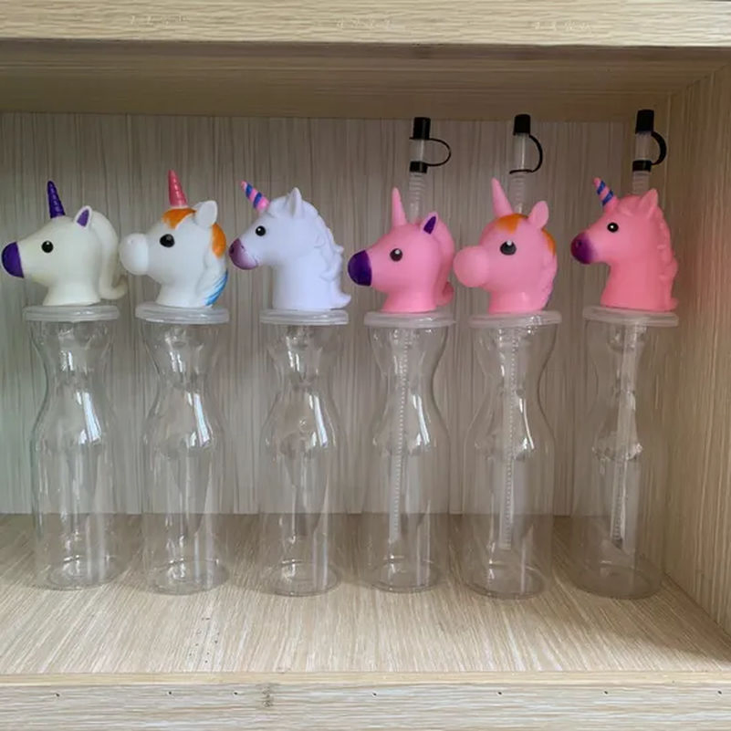 Party Slush Cup Plastic Bottle with Lid and Straw Tg008_3