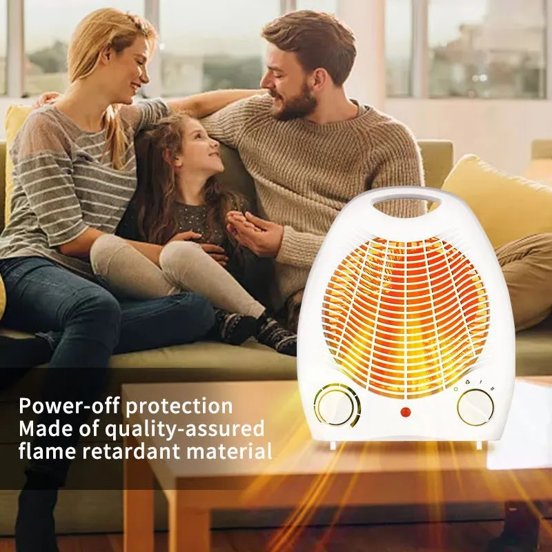Energy Efficient Portable Fan Heater with Overheat Protection 2 Settings (FH-A01)
