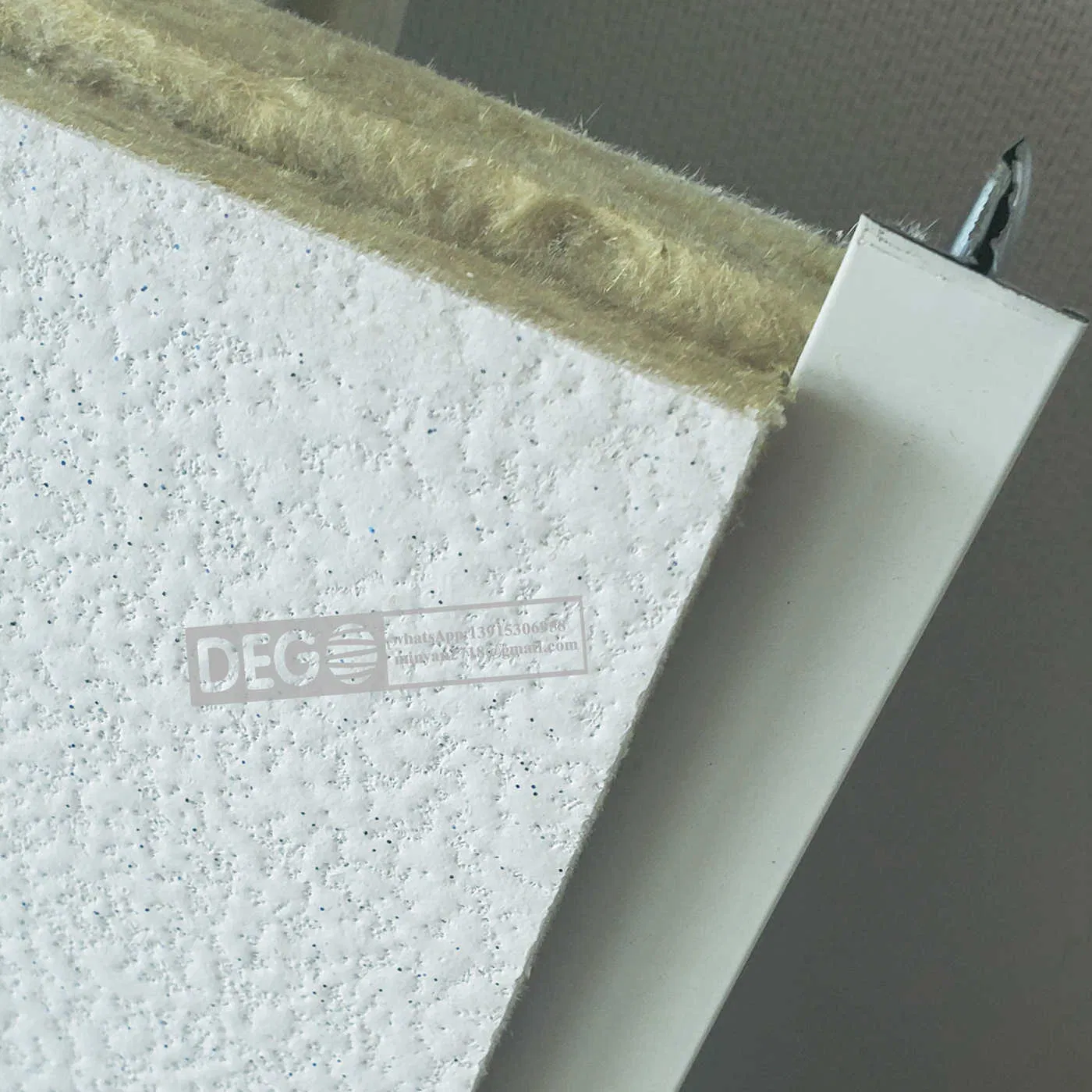 High Quality Rockwool Fireproof Ceiling Panel
