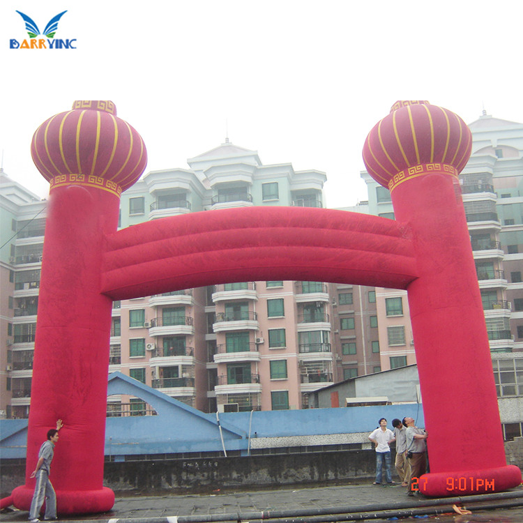 Custom Size Decoration Show Event Airtight Inflatable Arch with Blower