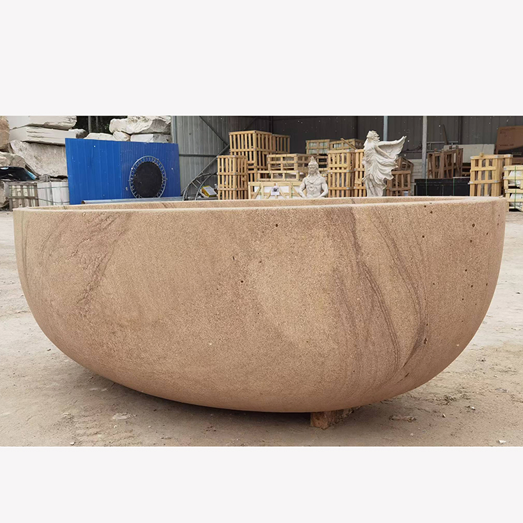 Ванна из мрамора ручной работы, Египетский крем