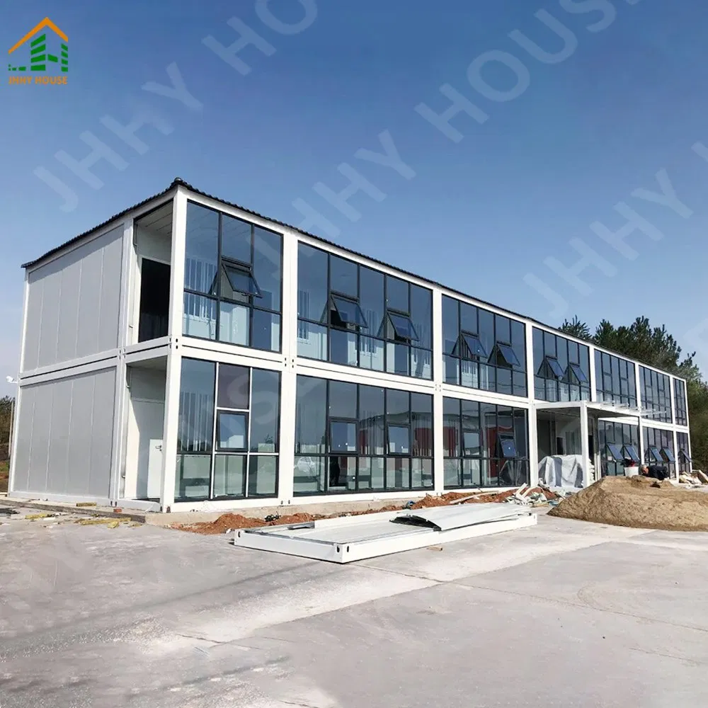 New Design Low Price Prefabricated Portable Z Folding Container Houses Office Foldable Container Homes