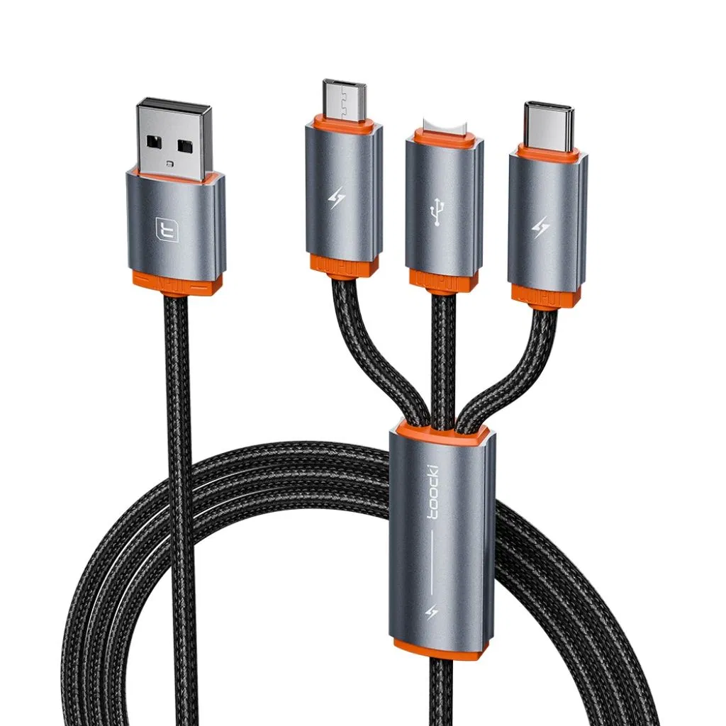 Высокоскоростной 3-в-1 кабель для зарядки смартфонов и планшетов