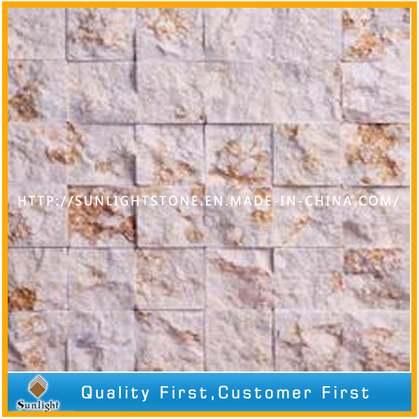 Natural White Marble Stone Art Mosaic for Wall/Bathroom