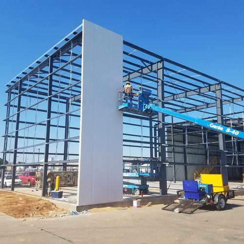 Low Cost Solid Steel Prefabricated Workshop with Galvanized Q355b &Q235B From Manufacture