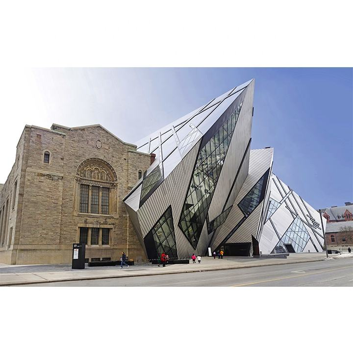 Convenient Install ACP Exterior Cladding Heat Insulation Modern Composite Aluminium Curtain Wall