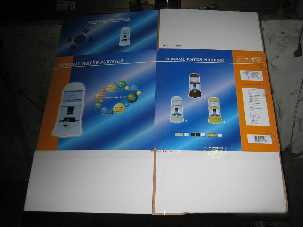 Single Outlet 5 Layers Filtrate Water Treatment 14L Mineral Water Pot