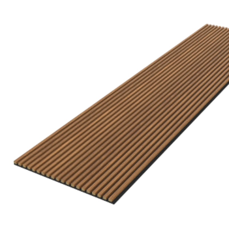 Indoor MDF Board Wood Slatted Acoustic Sound Absorbing Slat Wall Panels