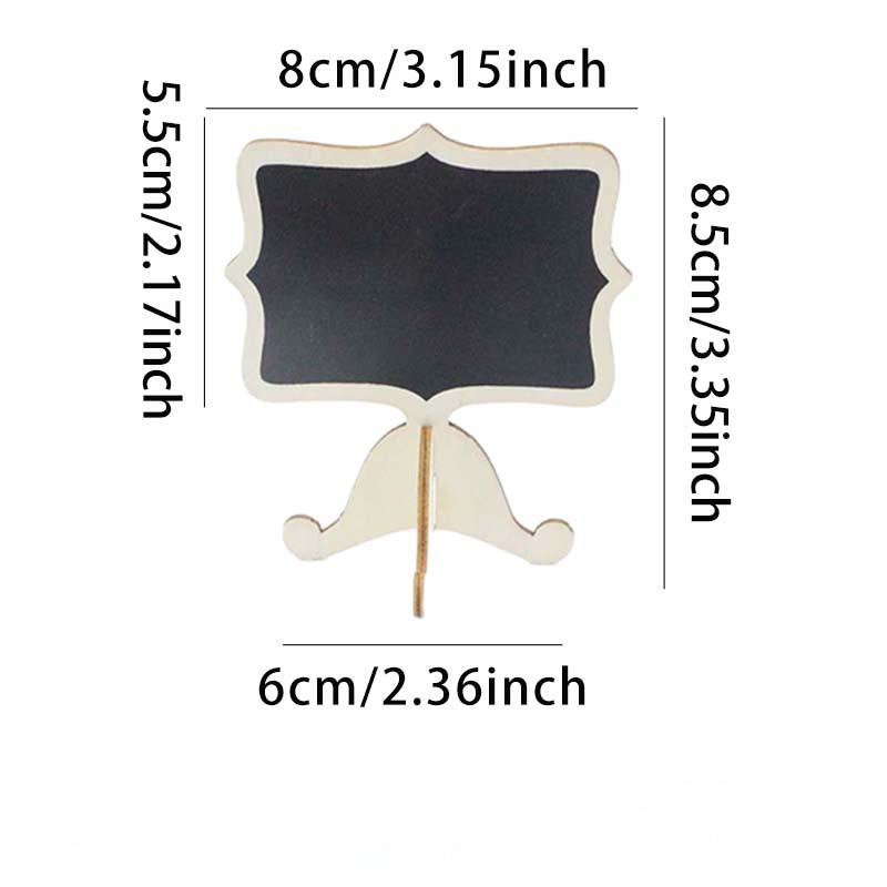 Can Erase Log Edge Vertical Desktop Chalkboard Mini Message Board Stall Display Brand Graffiti Board Bracket