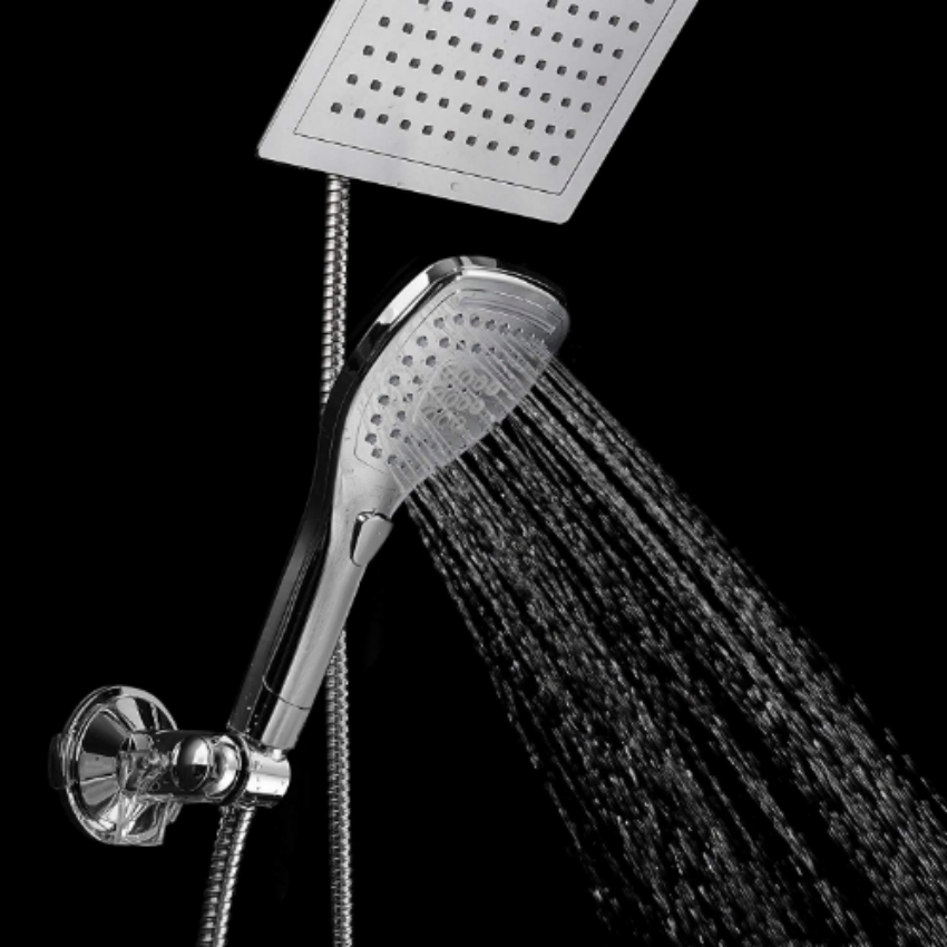 New Design Environment-Friendly Tainless Steel Luxury Rain Shower System Mixer Combo Concealed Shower Set Wall Mounted Rainfall Shower Head