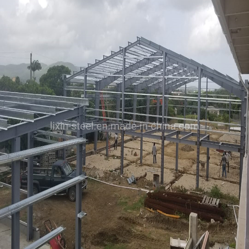 Hurricane Resistance Steel Structure Roof Prefab House Steel Building Warehouse