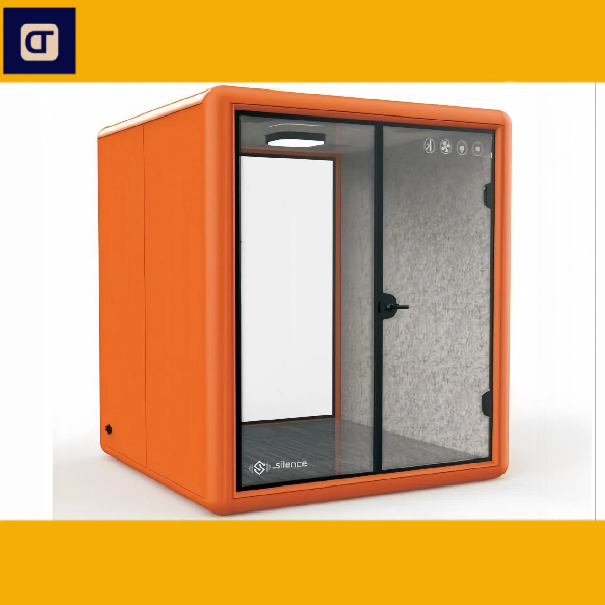 Compact Soundproof Office Pod for Enhanced Privacy and Focus Functional Modern Phone Booth for Office Home Call Privacy Area