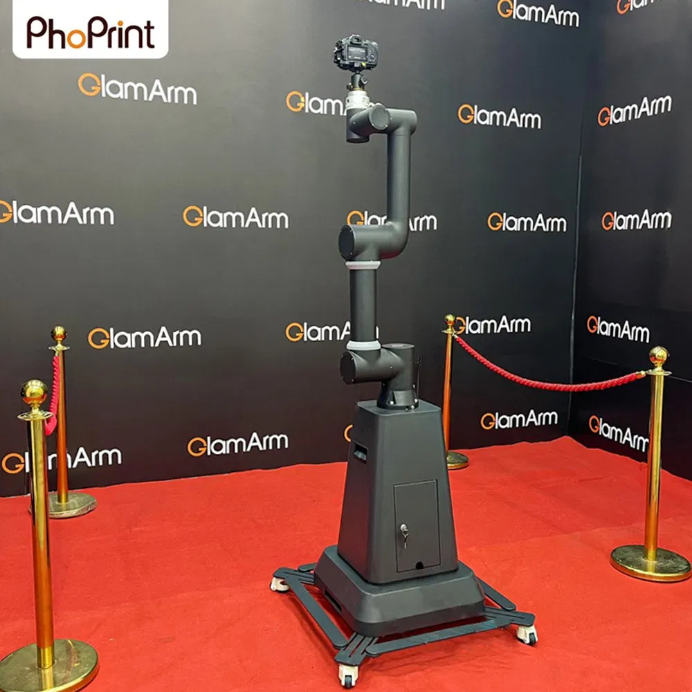 High-Tech Robotic Camera Arm for Stunning Event Photography Glambot Robotic Arm Camera Glambot Photo Booth