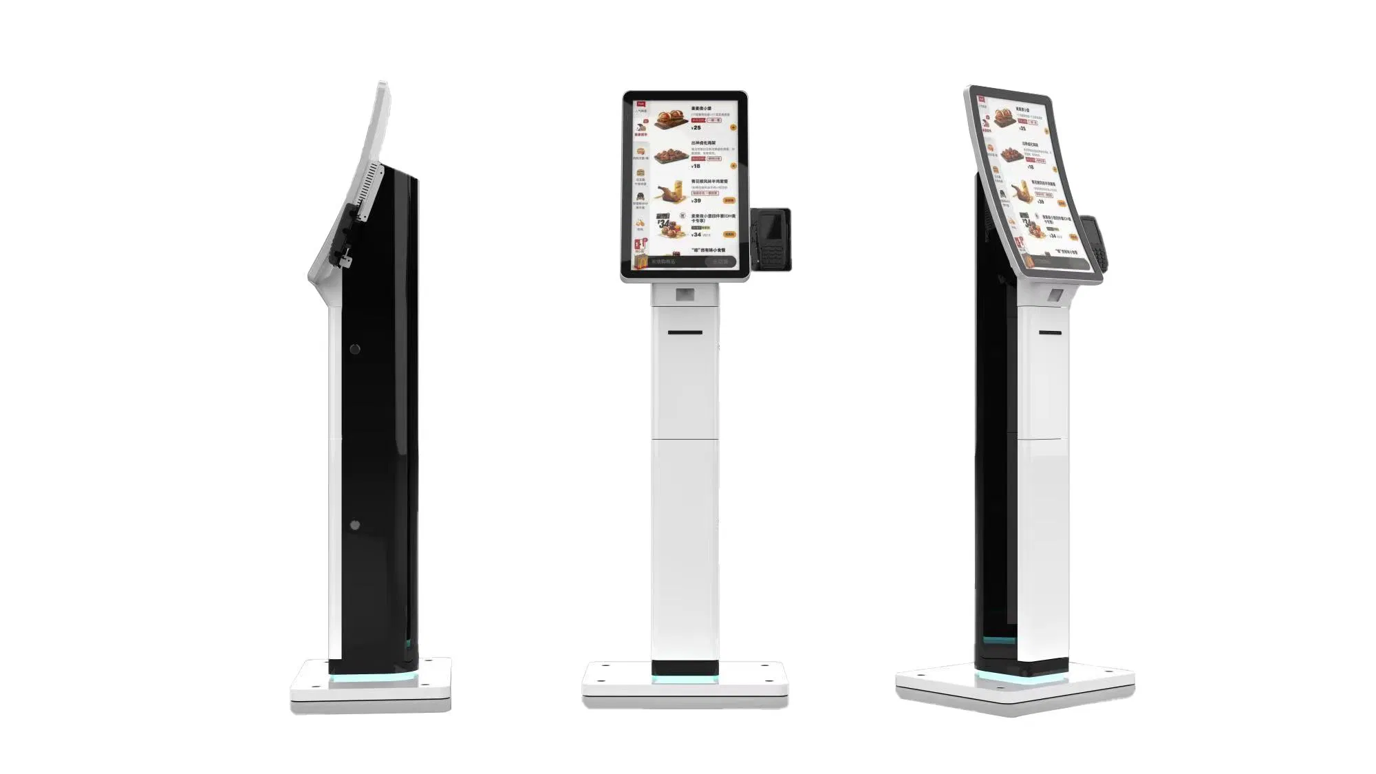 21.5" Restaurant Customizable Self Service Ordering Kiosk with POS Compatibility Printer