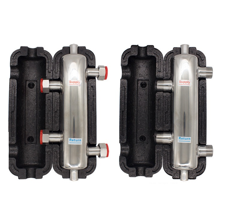 Radiant Stainless Steel Under Floor Heating Water Pressure Hydraulic Separator Coupling Tank