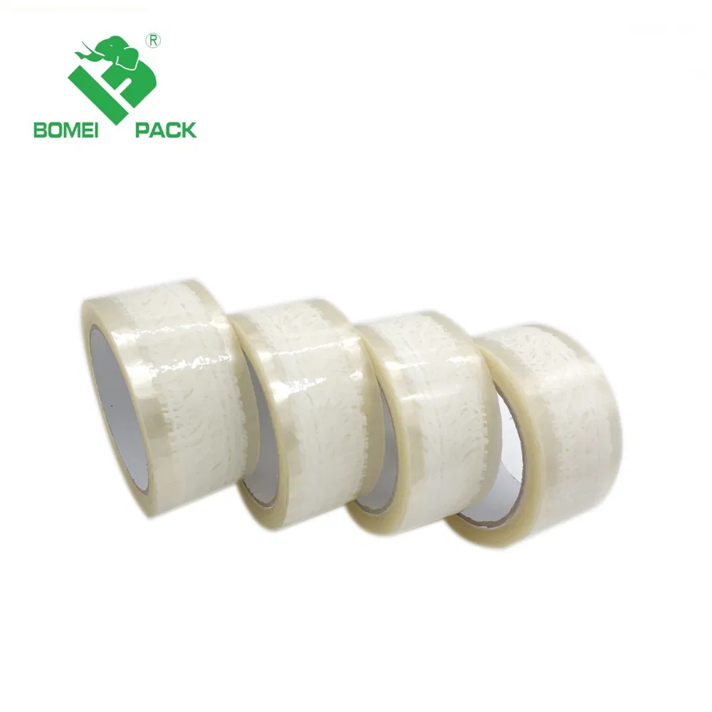 Strong Viscosity BOPP Packing Tape Custom Logo Printed Clear Sellotape