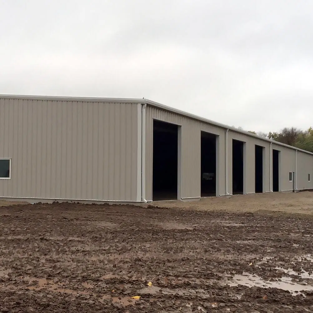 Customized Size Single Floor Metal Warehouse Building Material Industrial Design Prefab Steel Construction Prefabricated Steel Structure Warehouse