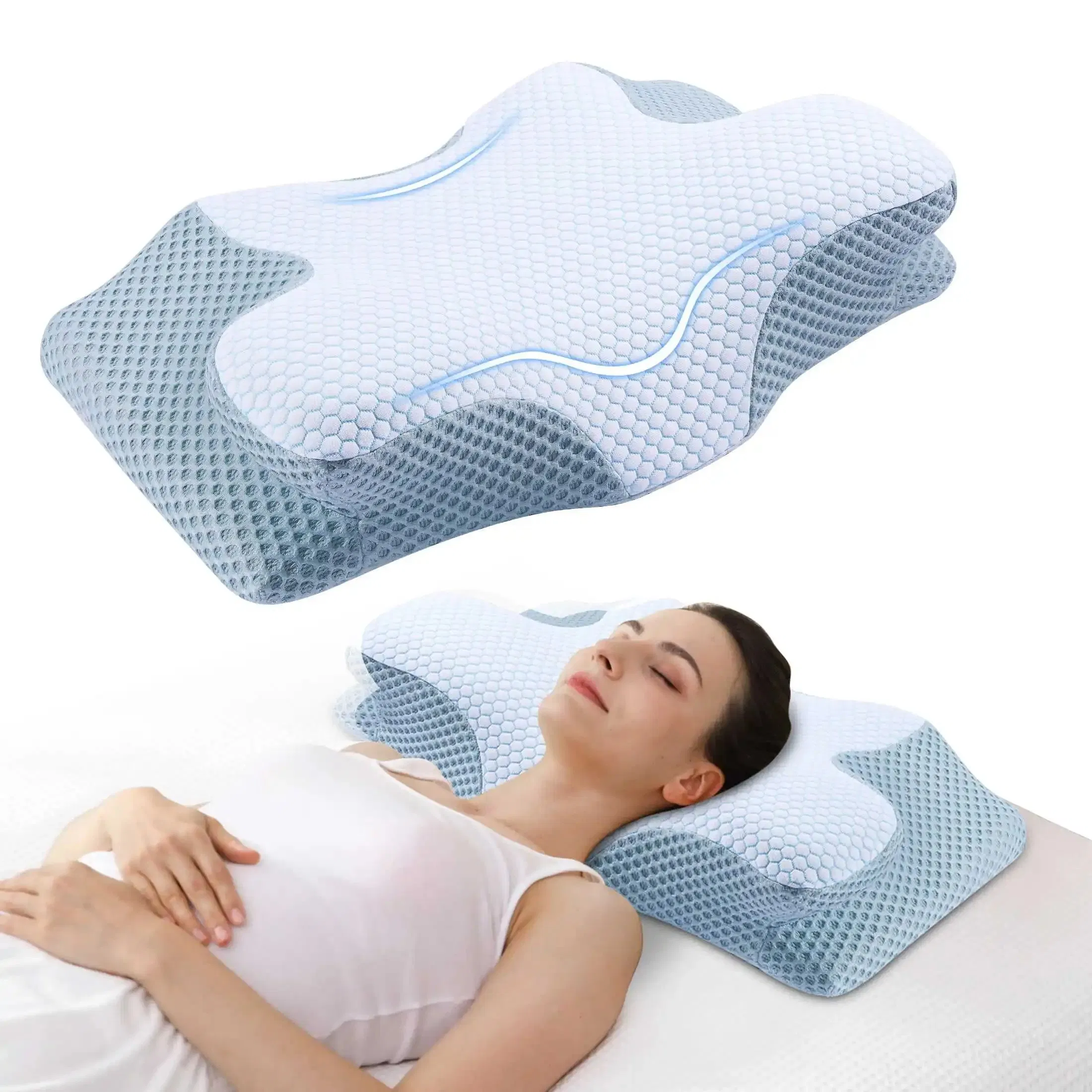 Two Side Options Memory Foam Pillow