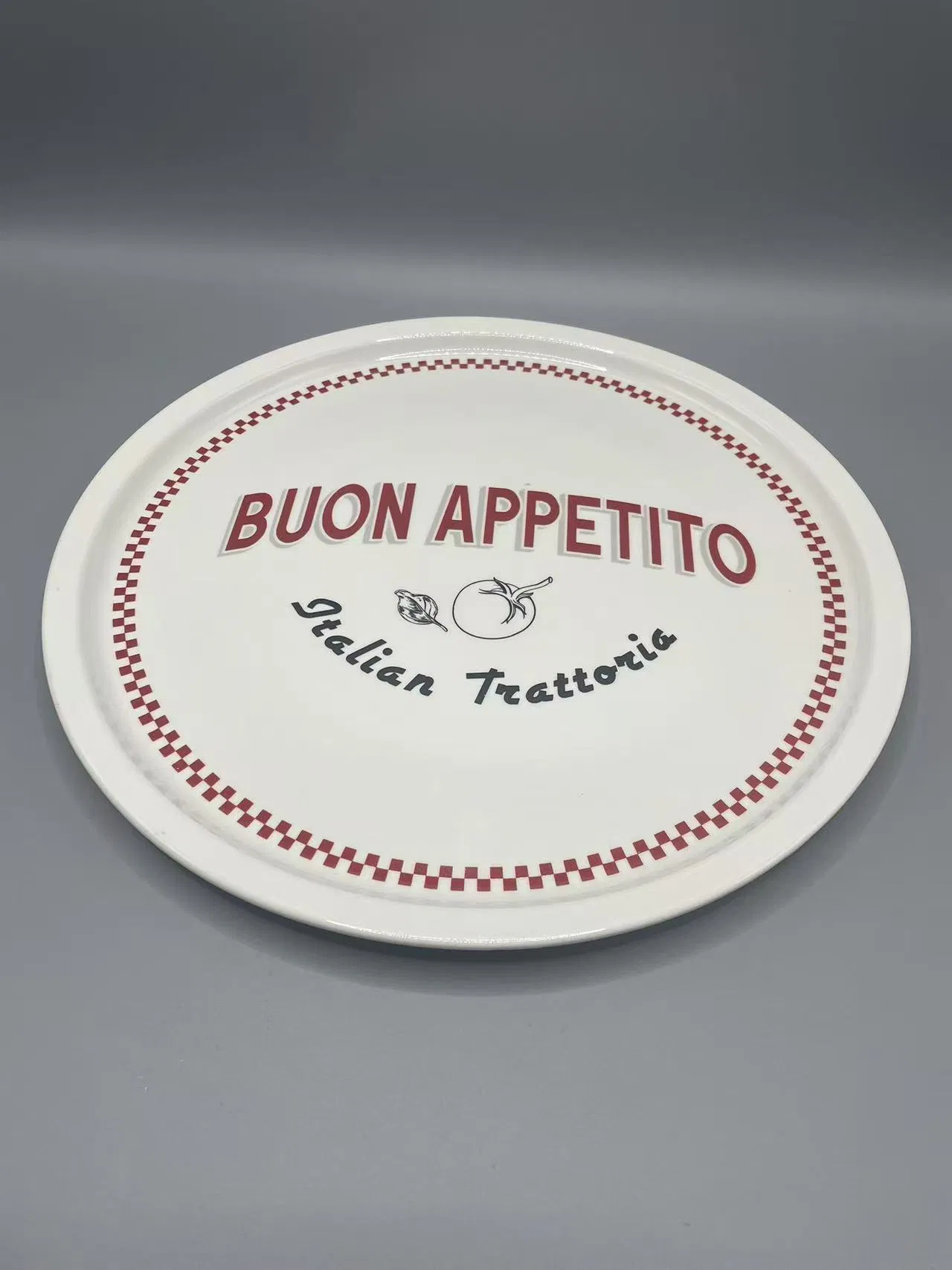 12"Pizza Plate Decal Porcelainware Stoneware Tableware