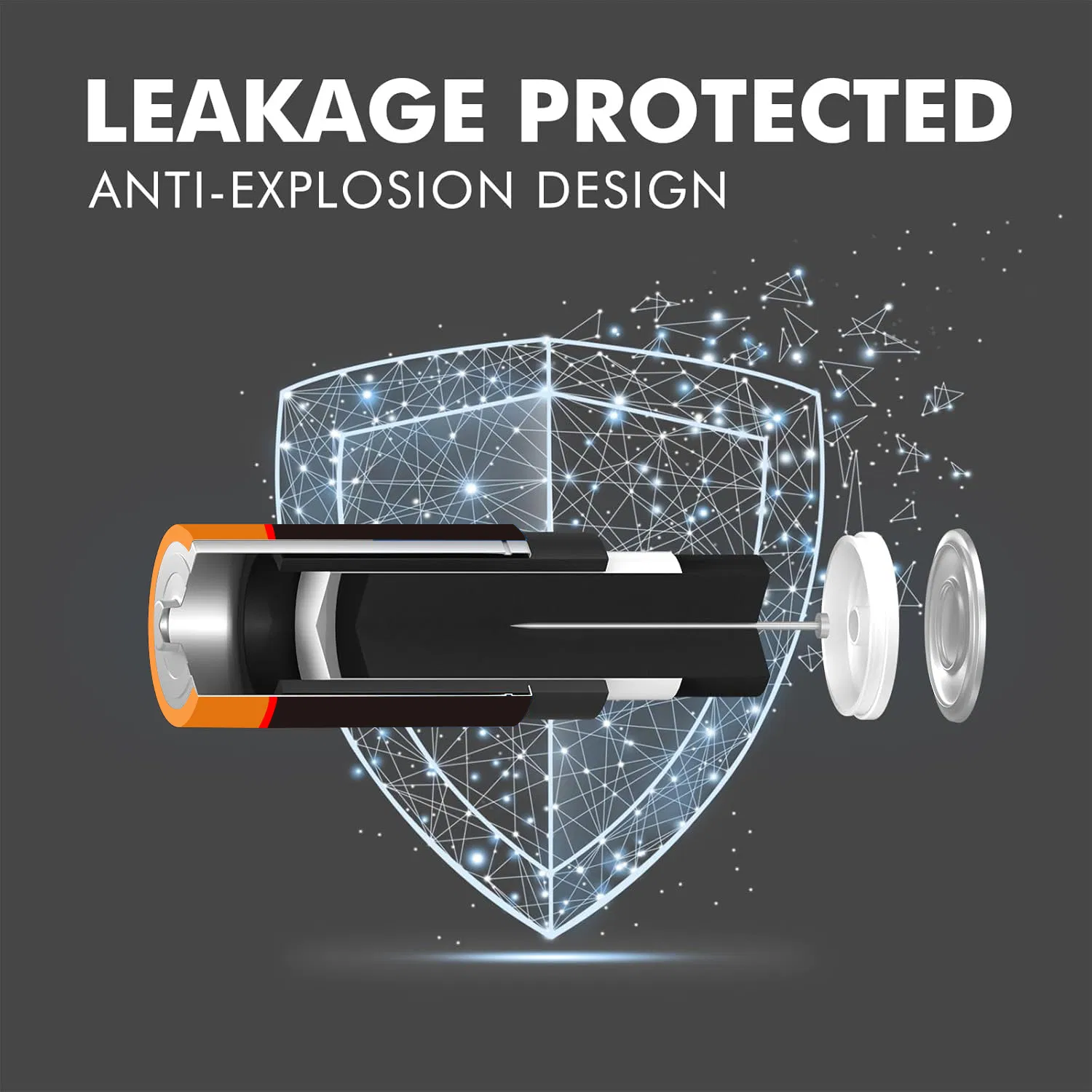 Батарейка алкалиновая LR14 (C) 1.5V LUCKCELL