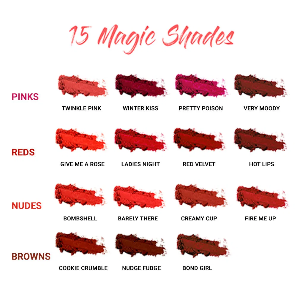 15 Magic Shades Private Label Natural Organic Custom Logo Waterproof Lip Stick Long Lasting Moisture Vegan Lipstick