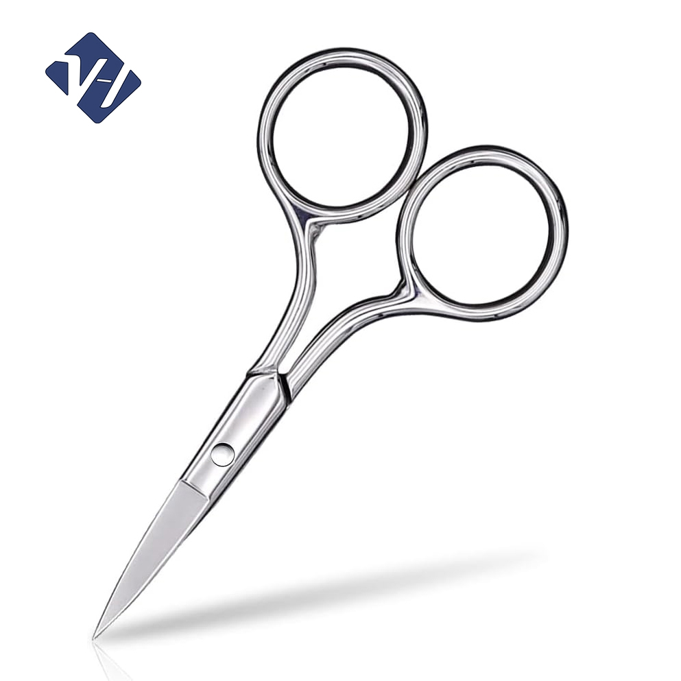Factory Price Eyebrow Scissors Makeup Beauty Tools for Hair Eyebrows Nose Hair Beard Eyelashes Cuticle