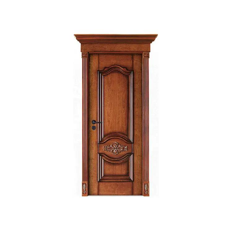 Exquisite Teak Wood Entry Front Door in Antique Villa Style