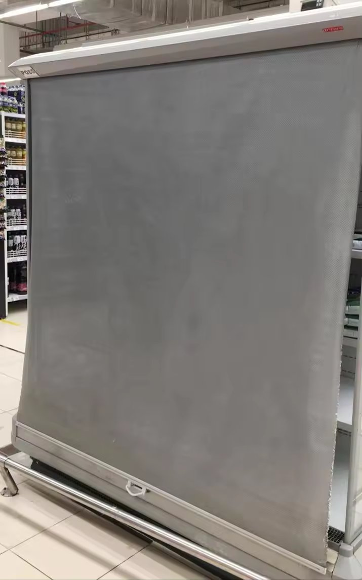 Vikson Aluminum Woven Flame Retardant Night Cover Curtain for Refrigerator Night Blind