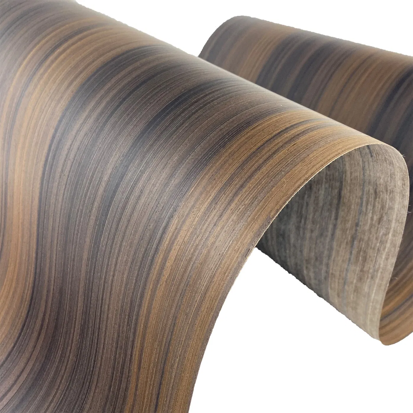 Lingfeng Premium Smoked Eucalyptus Veneer Smooth Surface in Stock Supply