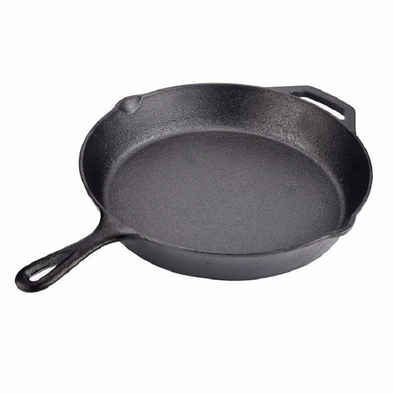 Whole Cast Iron Pre-Seasoned Kitchen Cooking Ware Non Stick Skillet Frying Pans with Factory Price