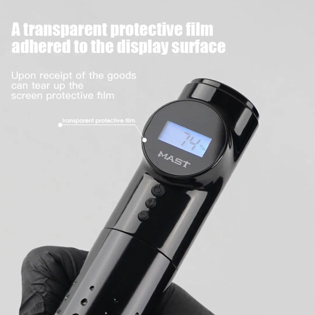 Mast Dragonhawk Wireless Tattoo Pen Rotary Machine with 2 Disposable Grips