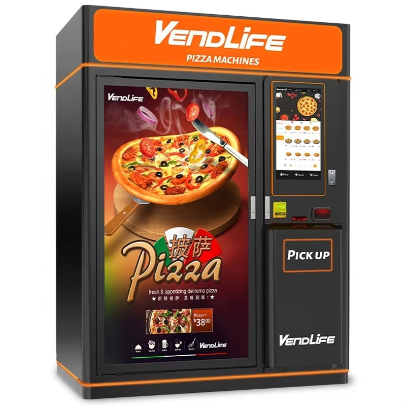 Factory Price Vendlife Microwave Heated Device Burger Sandwich Lunch Box Fast Hot Food Automatic Xy Elevator Pizza Vending Machine with Card Reader for Sale