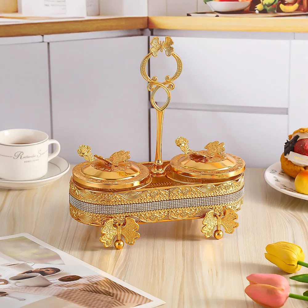 Cooker Golden Nordic Fruit Storage for Home Living Room Tray