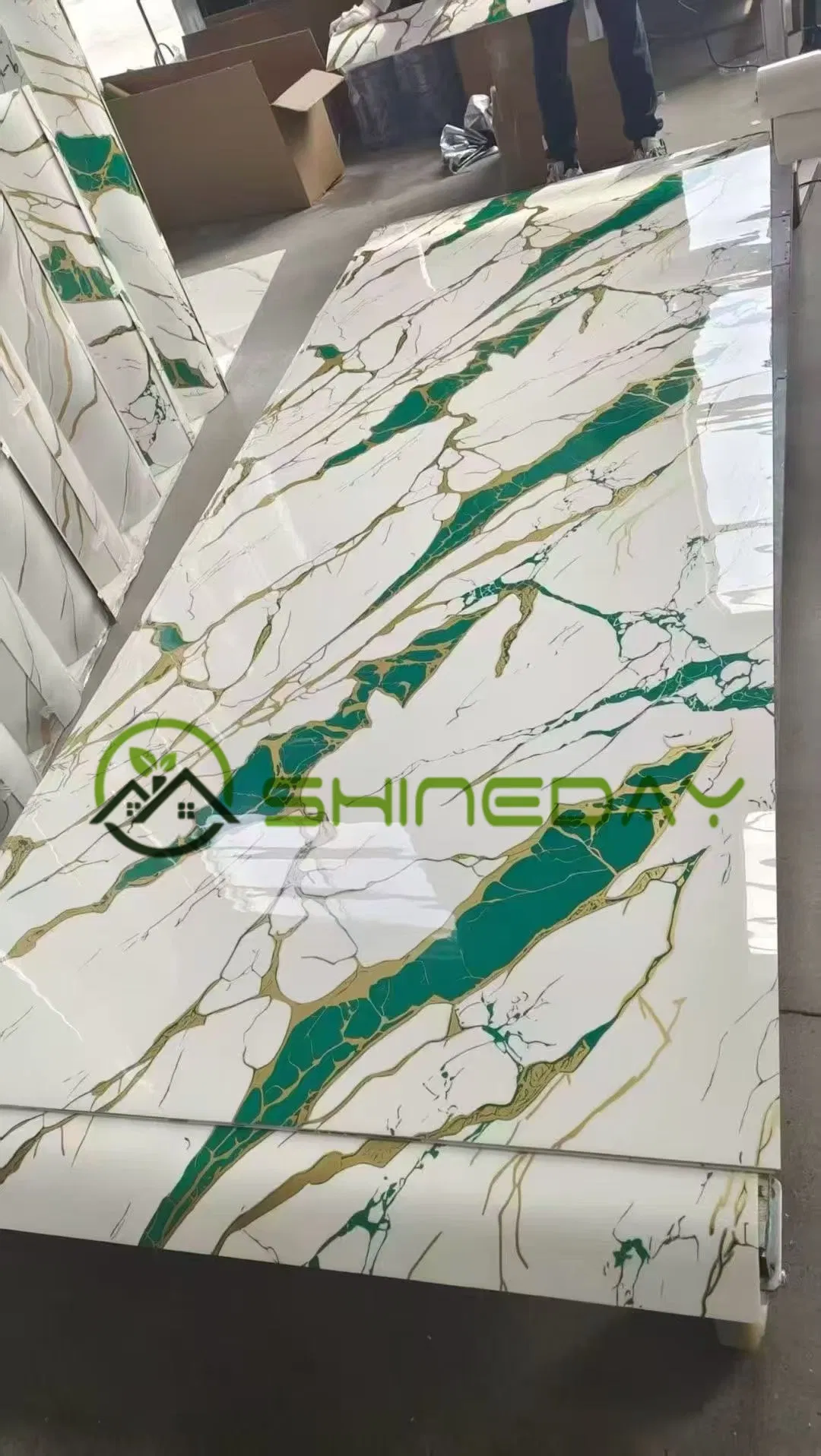 Promotion Pre Glued Fabric Acoustic Tiles Alternative Plastic Panel 2mm Self Adhesive Matte Wall Stickers for Grand Staircase