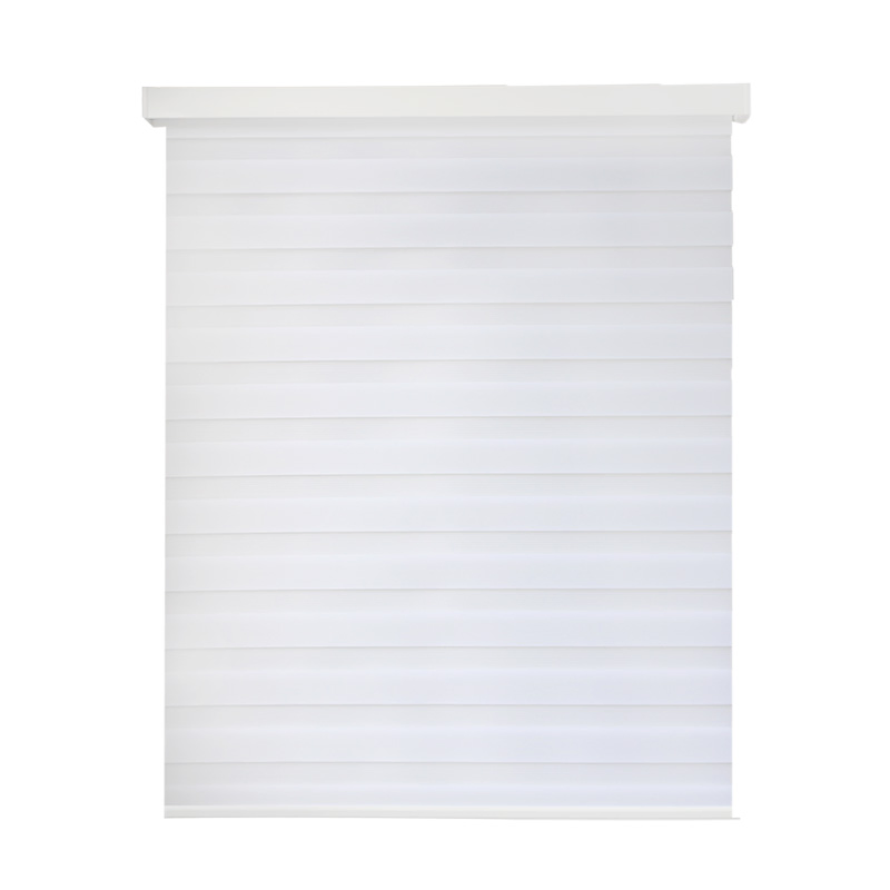 Durable Waterproof Fabric Zebra Blinds Customized Window Shading