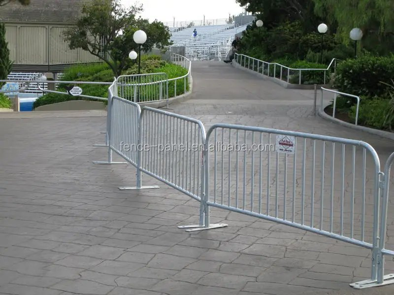 Durable Crowd Control Barrier for Outdoor Events and Festivals