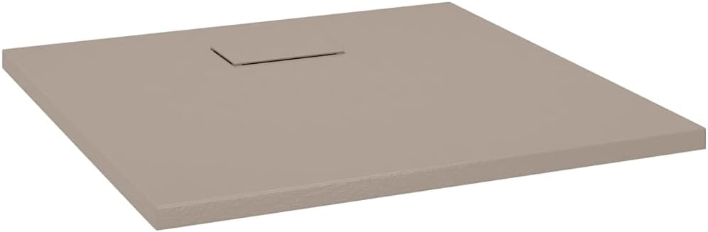 Sturdy SMC Fiberglass Smooth Finish Non-Slip Bathroom Shower Pan Tray