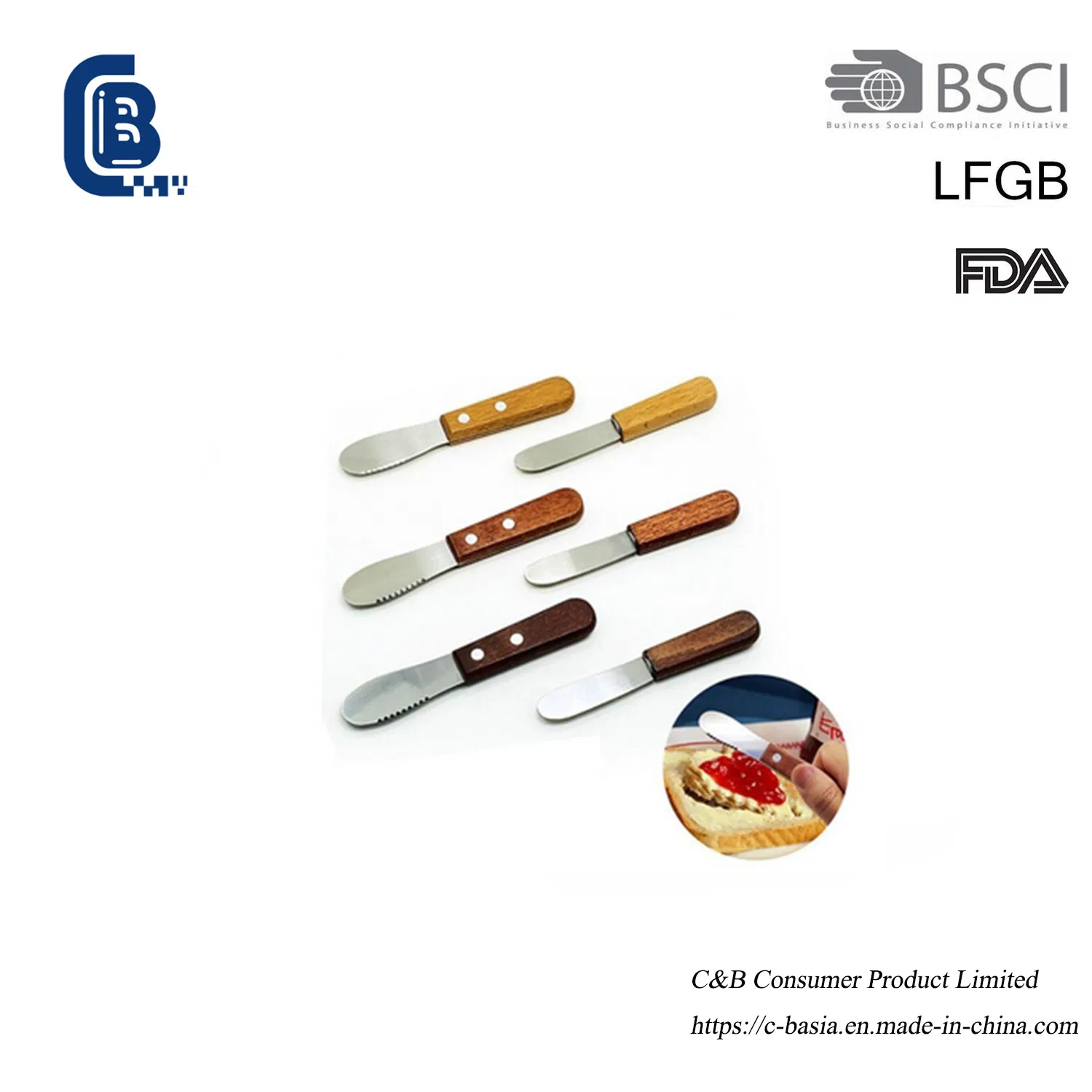 Нож-скребок для сыра из нержавеющей стали