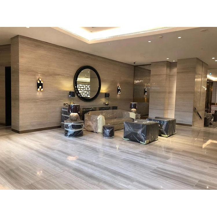 Natural Carrara White Fish Scale Tile Polished Marble Floor Tiles