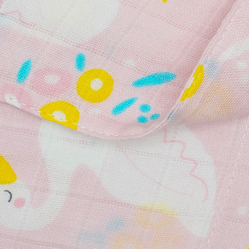 2022 Summer Rainbow Organic Bamboo Cotton Baby Muslin Swaddle Boho Newborn Infant Wraps Blanket Swaddle
