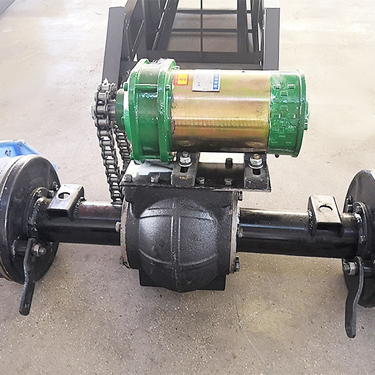 630 Type Single Rchain Sprocket Kit Rear Axle Brushed Motor Parts Sprocket for Construction Site Electric Tricycle