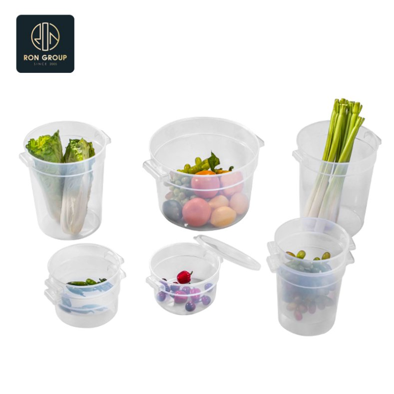 Durable and Convenient Round Kitchen Storage Container for All Needs
