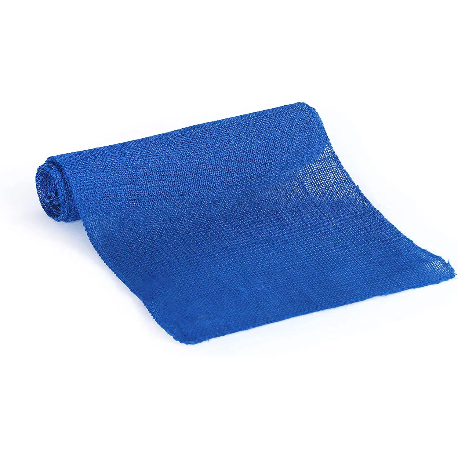 Royal Blue Home Decor Jute Burlap Table Runner