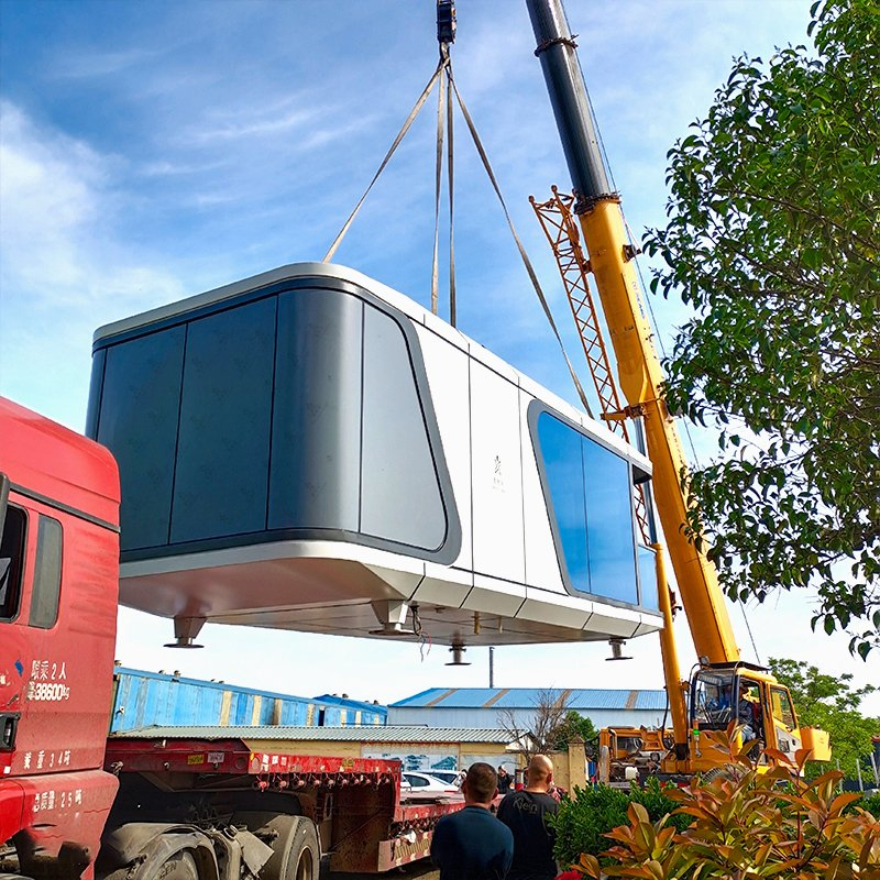 Sleeping Capsule Prefab Modern Cabin Tiny House Luxury for Golf Course