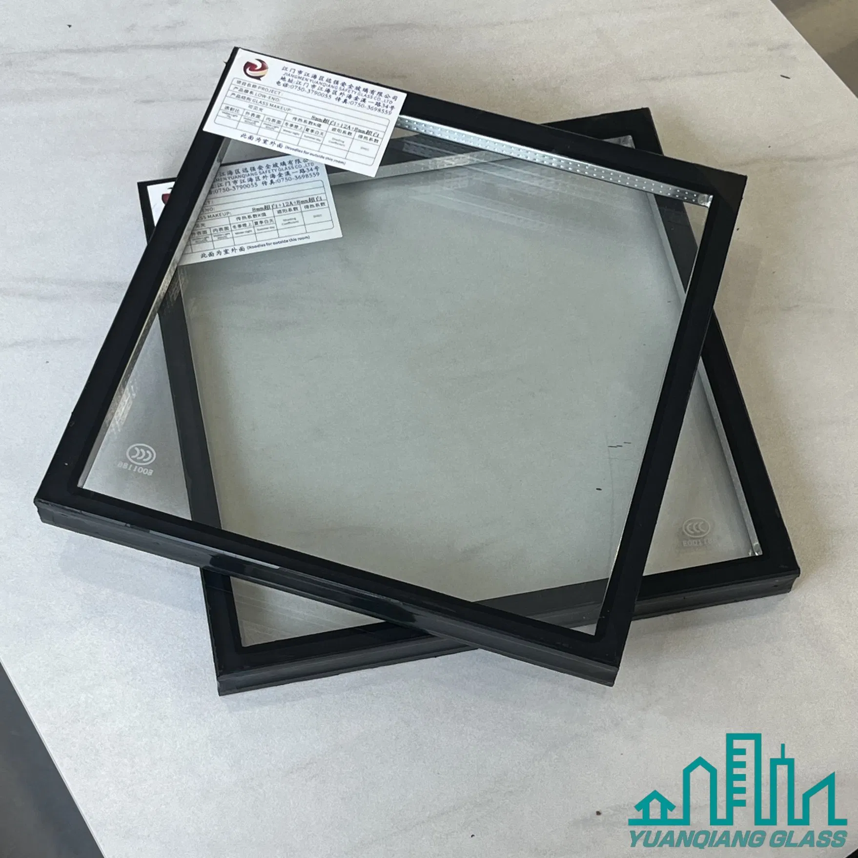 High Quality Sealed Heat Thermal Colored Vacuum Tempered Low-E Safety Insulating Glass Unit Panels in Building Glass